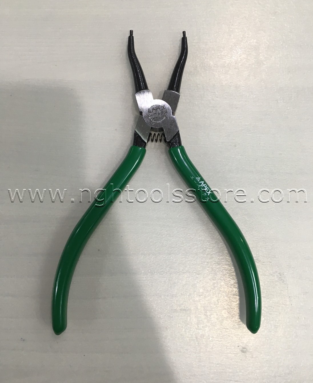 คีมหนีบแหวนปากตรง ขนาด 7" ยี่ห้อ APEX