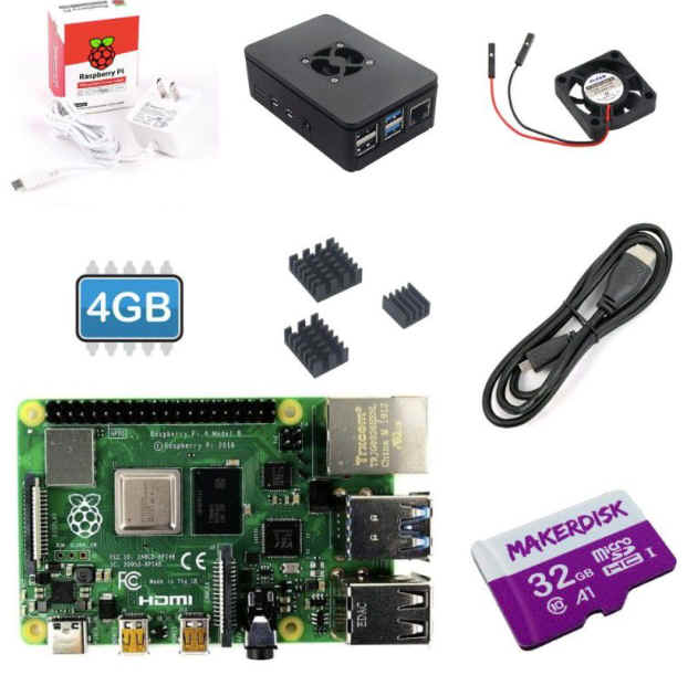 ชุดทดลอง Raspberry Pi 4 model B Ram 4 Gb และ 8 GB (สินค้าพรีออเดอร์)