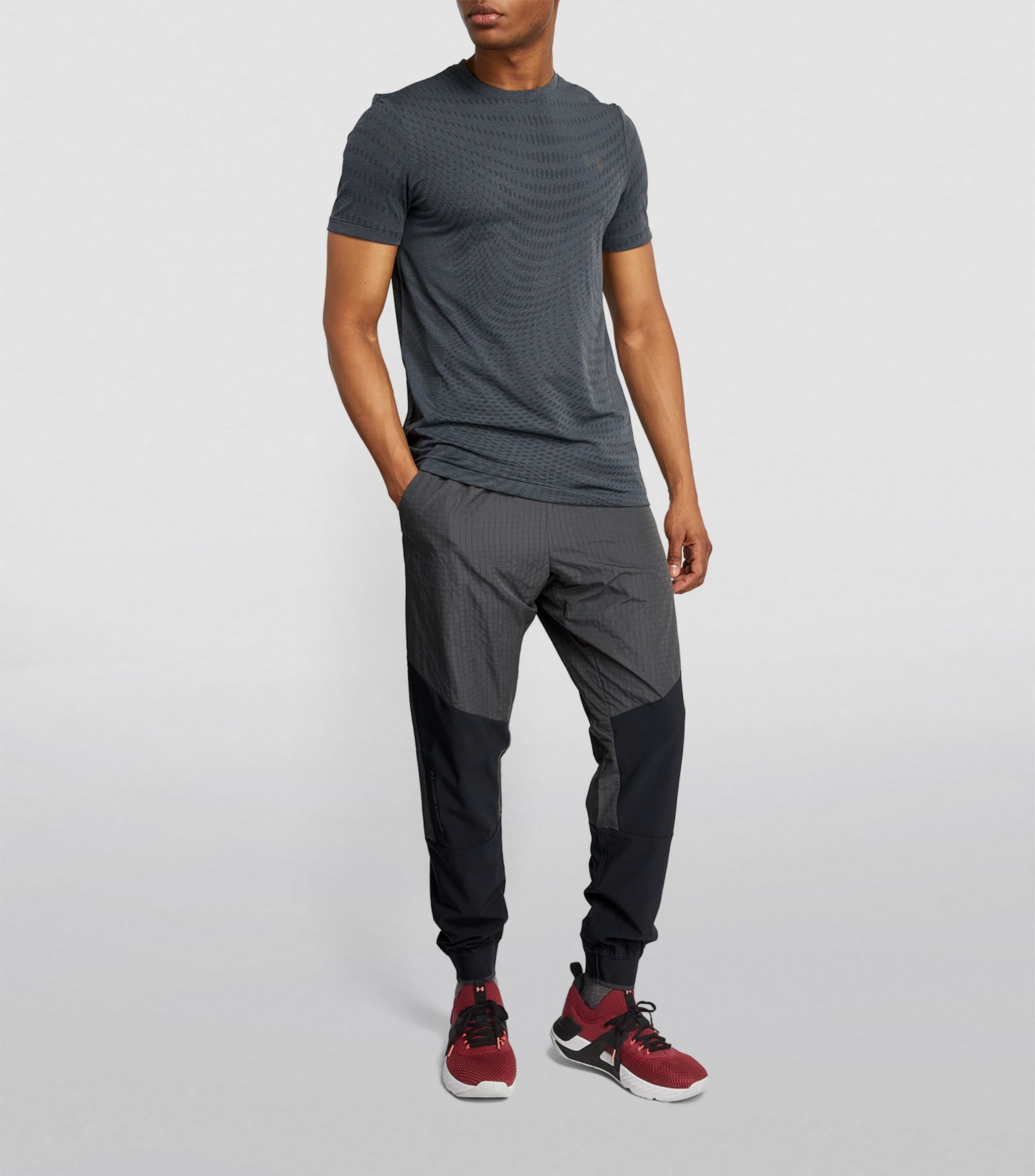 รองเท้าเทรนนิ่ง Under Armour Project Rock 4 ‘Burgundy’ (M8US)