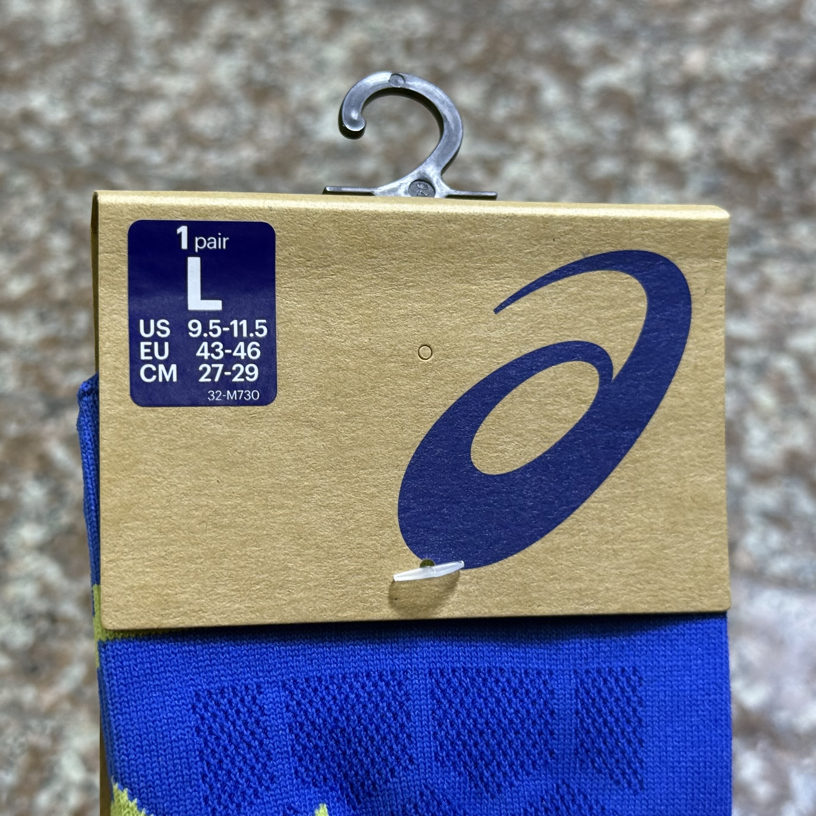 ถุงเท้าวิ่ง ASICS Run Light Single Tab Running Socks ‘BLUE’ (S,M,L)