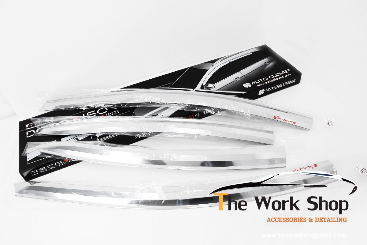 Chrome Door Visor for Elantra ( กันสาดโครเมี่ยม )