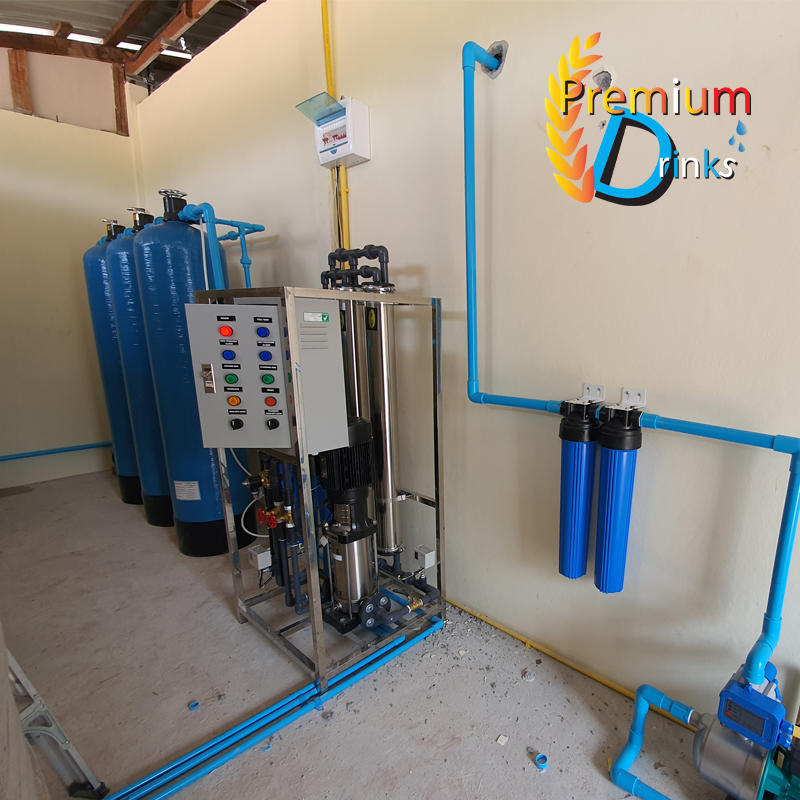 ชุดผลิตน้ำดื่มจำหน่าย ระบบ RO+UV กำลังการผลิต12,000ลิตรต่อวัน พร้อมติดตั้ง