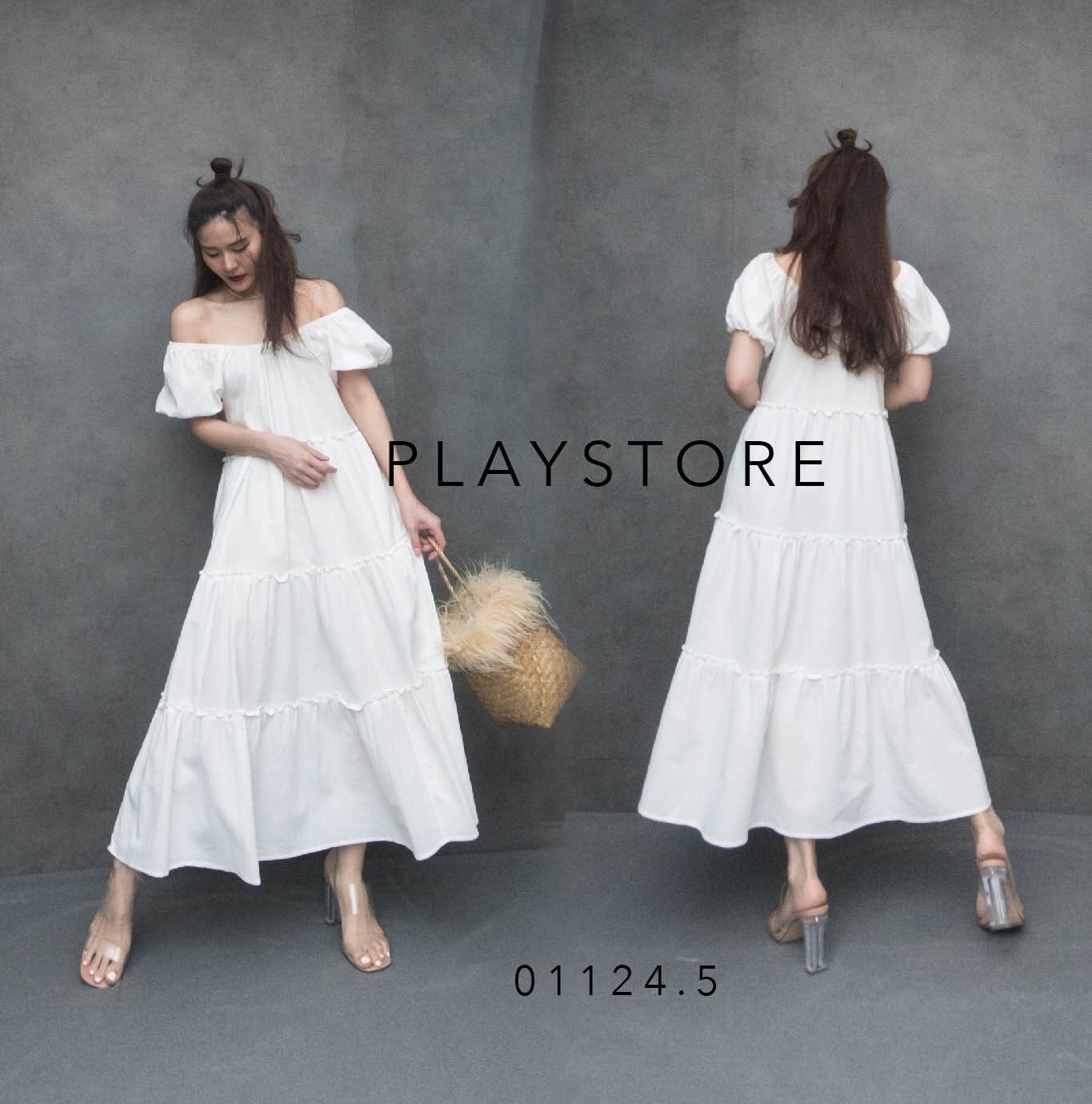 เดรสยาวแขนตุ๊กตา