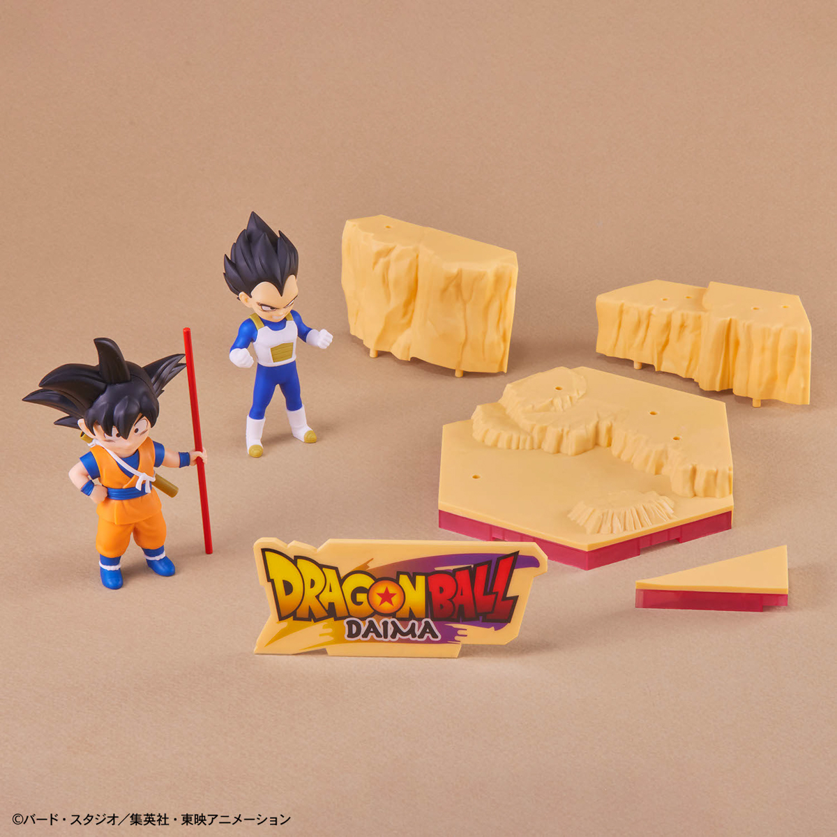 DRAGON BALL DAIMA MODEL KIT SON GOKU (MINI) & VEGETA (MINI)
