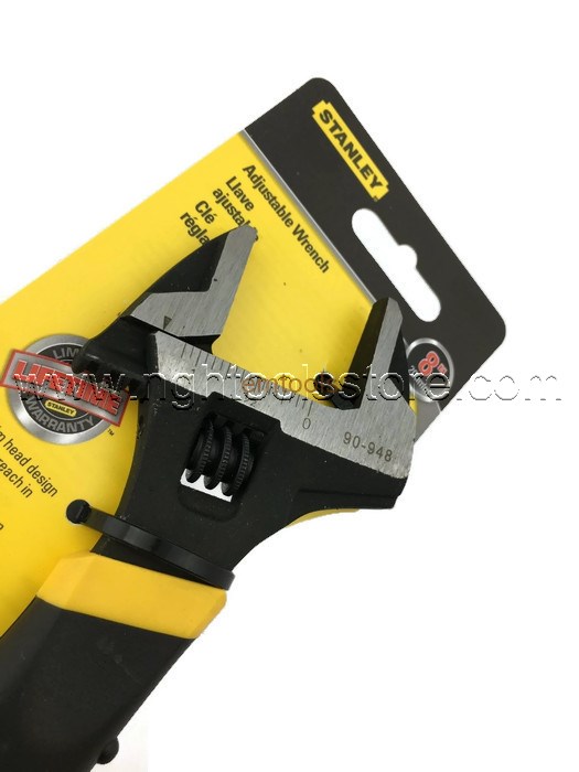 ประแจเลื่อนหุ้มยางกันลื่น 8" รุ่น 90-948 ยี่ห้อ STANLEY