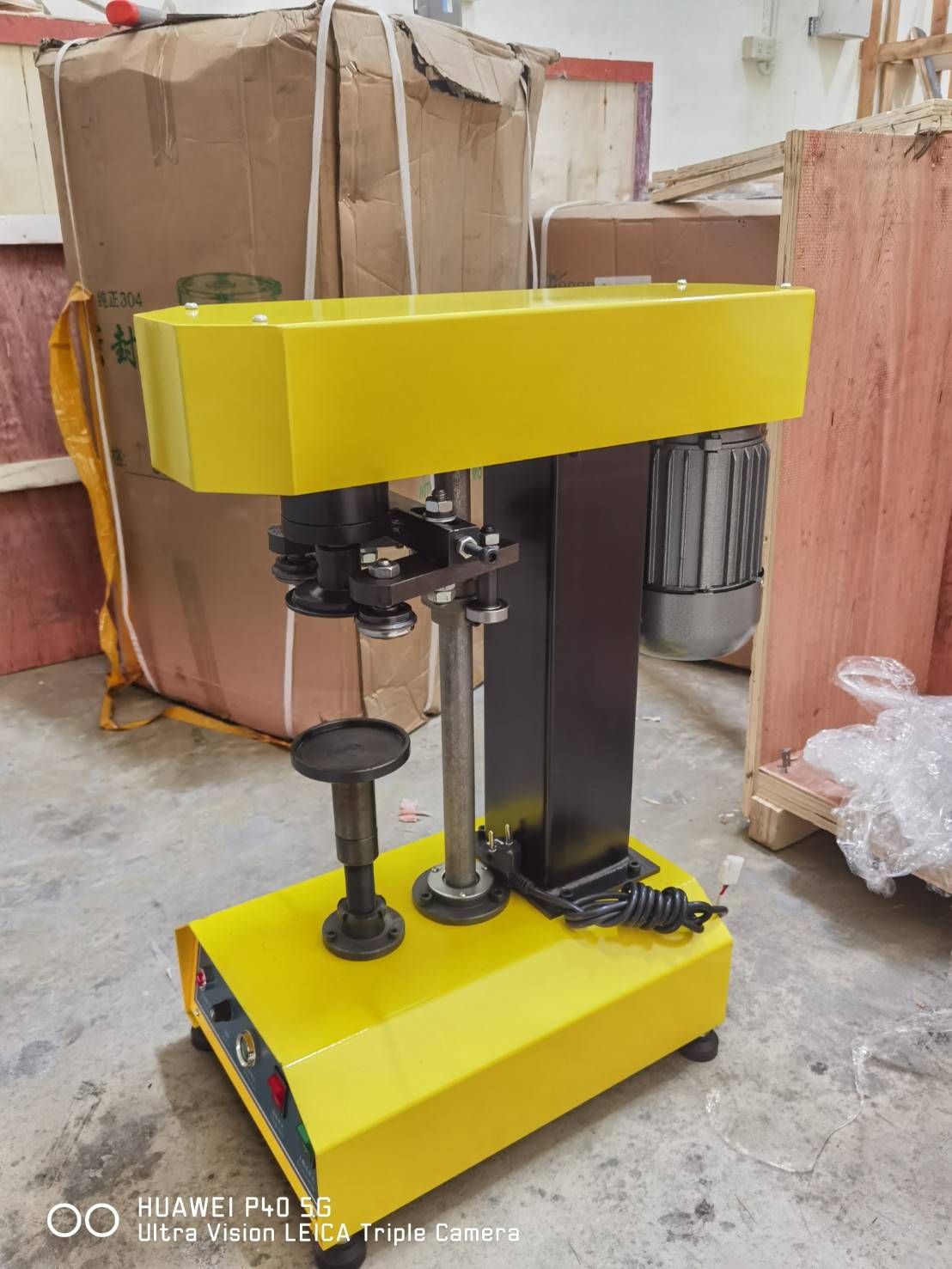 เครื่องปิดฝากระป๋อง กึ่งอัตโนมัติ ระบบไฟฟ้า