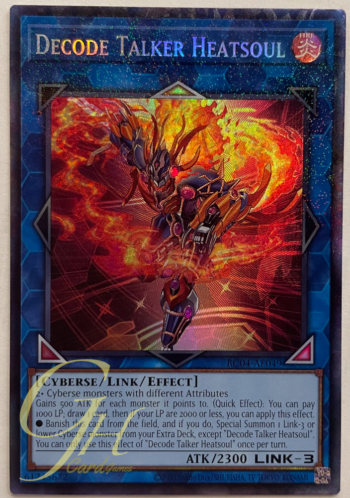 Yugioh [RC04-AE049] Decode Talker Heatsoul (Collector's Rare)