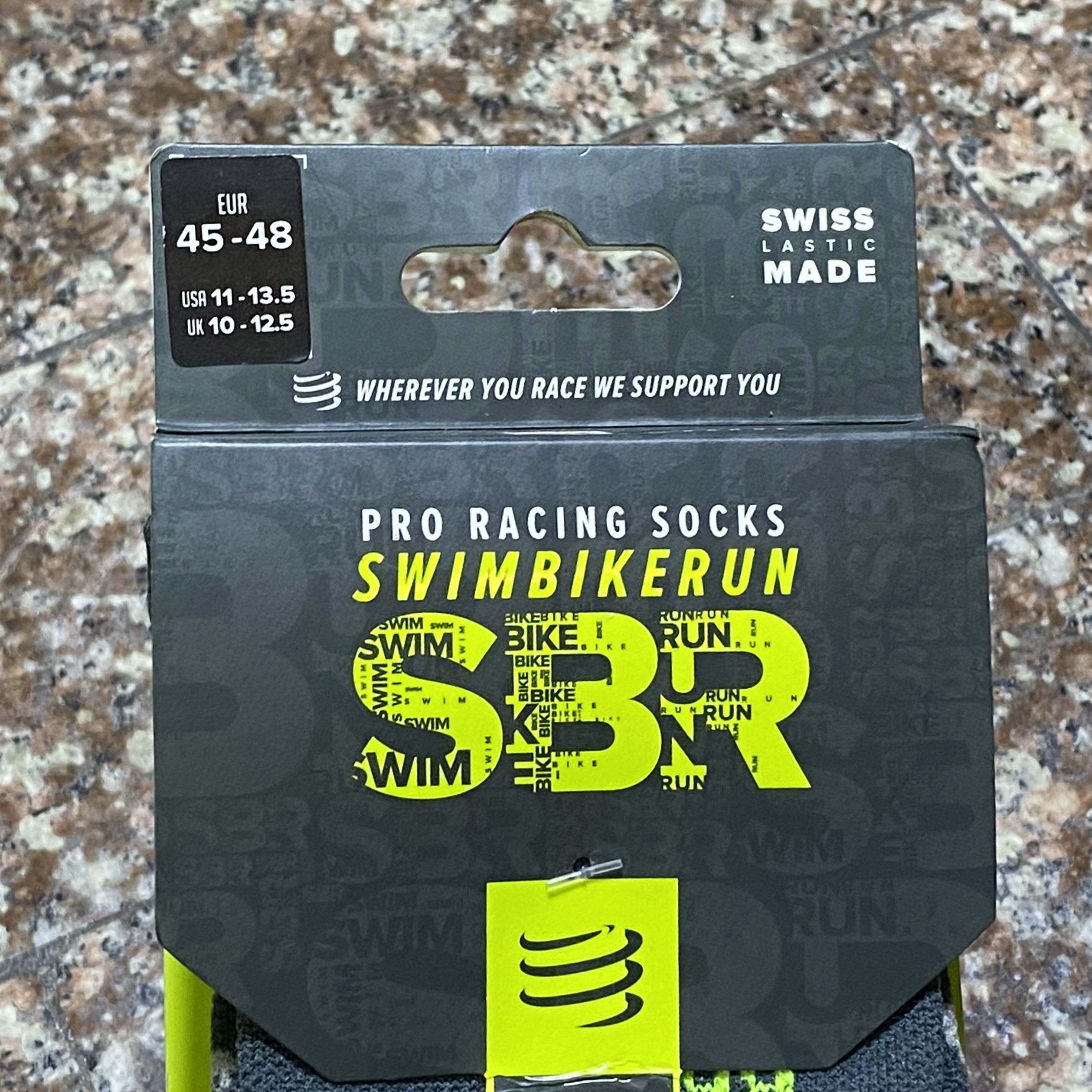 ถุงเท้าวิ่ง Compressport ‘SBR’ Running Socks (T1,T4)