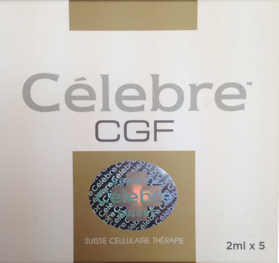 NEW!! CELEBRE ANTI AGING CGF 2ml x 5vials รกพืชใหม่ราคาเบา ๆ