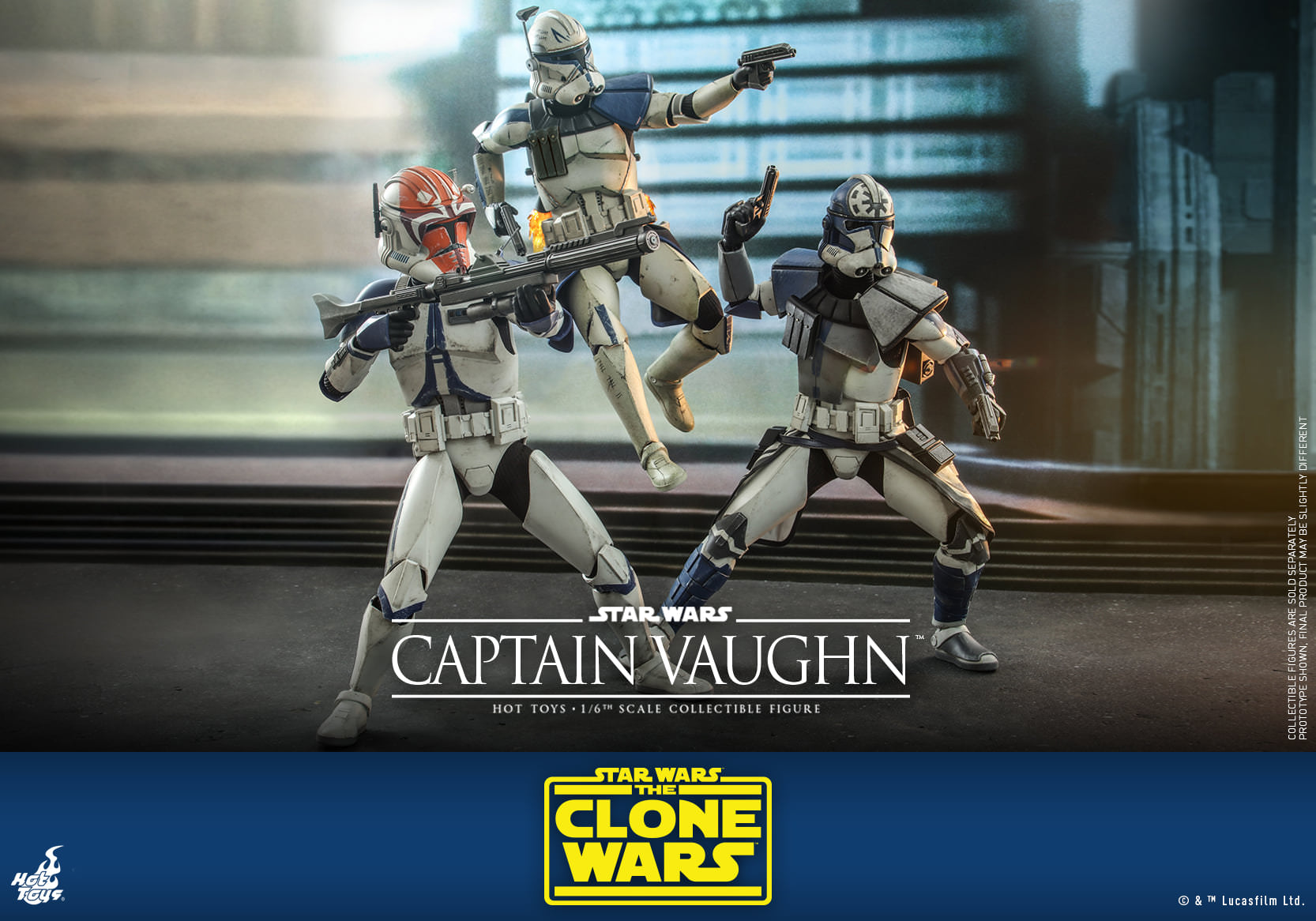 TMS 65 STAR WARS : THE CLONE WARS – CAPTAIN VAUGHN