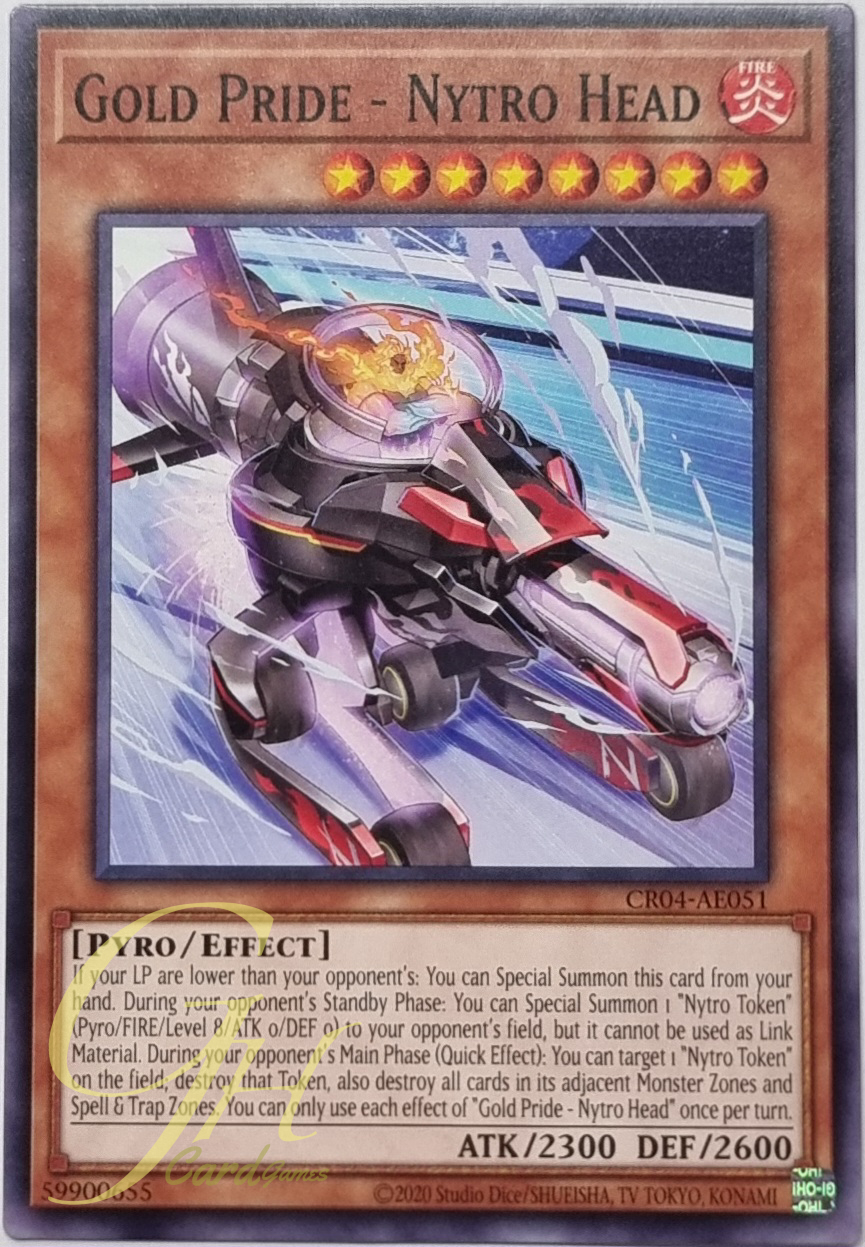 Yugioh [CR04-AE051] Gold Pride - Nytro Head (Common)
