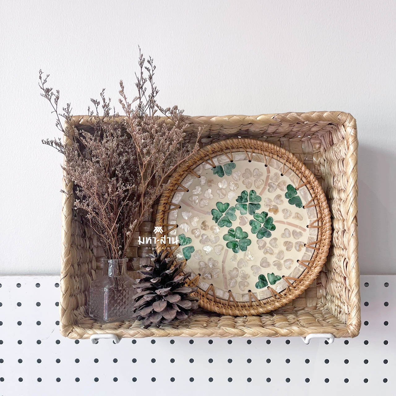 กล่องสาน ผักตบชวา มินิมอล ใส่ผลไม้ ถาดอาหาร💝