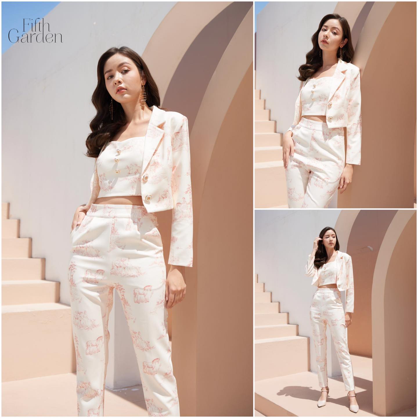 ชุดเซ็ต 3 ชิ้น พิมพ์ลายสุดคิ้วววท์ 😊🥰 ตอบโจทย์ความต้องการของสาว ๆ ที่ต้องการเสื้อผ้าที่สวยครบจบในชุดเดียว