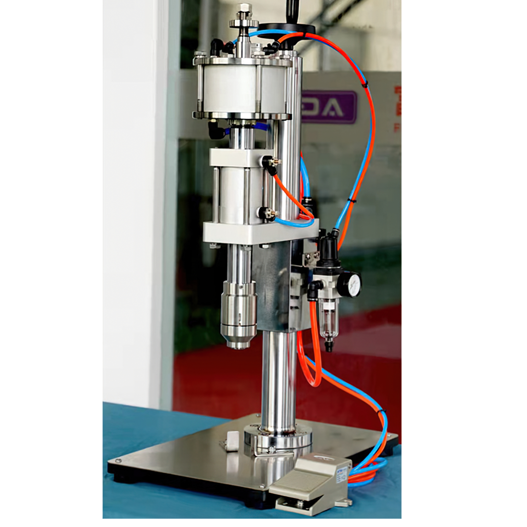 14745 JH-QGTF เครื่องปิดฝา ปิดวาล์ว หัวสเปรย์อัดแก๊ซ ปิดกระป๋องหัวสเปรย์