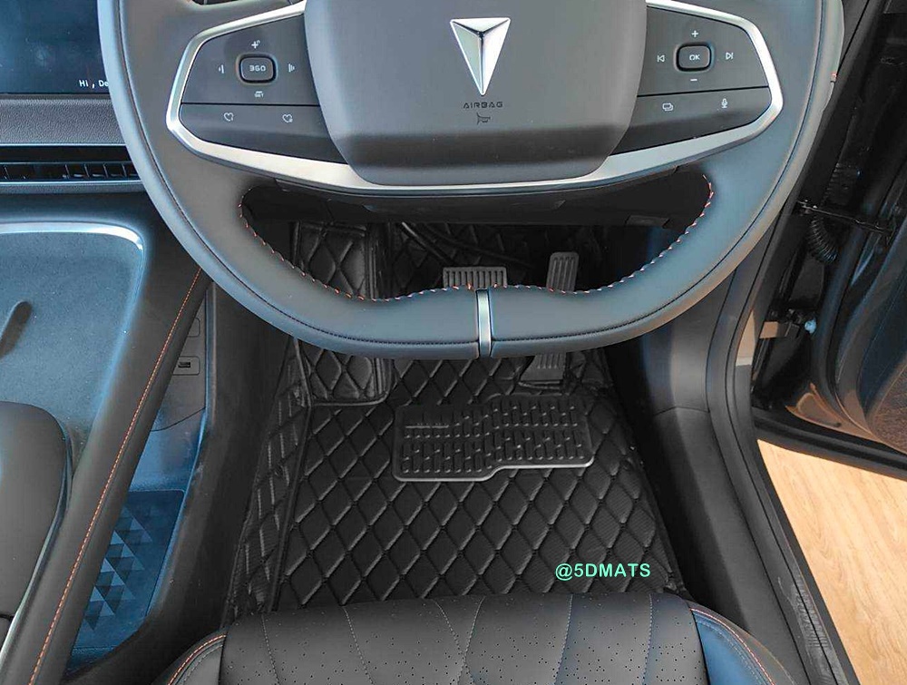 พรมปูพื้นรถยนต์ 6D CHANGAN DEEPAL S07 พรม6D ฉางอัน ดีพอล S07 เข้ารูป เต็มคัน (พร้อมส่ง)