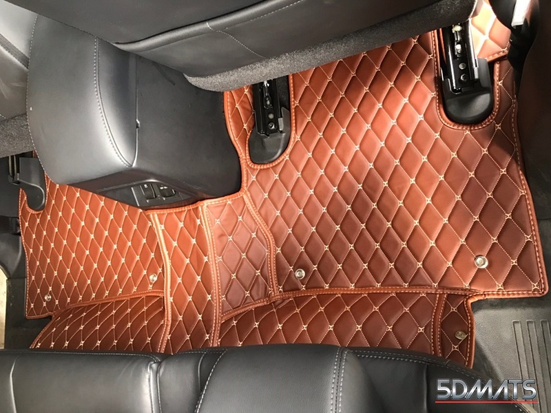 พรมปูพื้นรถยนต์ 6D หนาพิเศษ NEW PAJERO SPORT 2016-20 9ชิ้น เต็มคัน