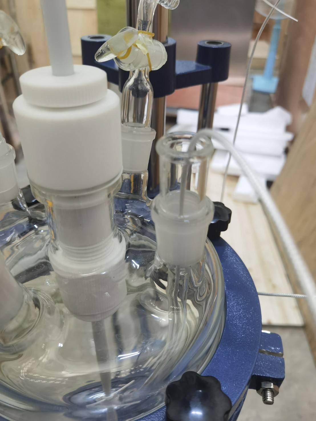 เครื่องปฏิกรณ์แก้วสองชั้น ขนาด 1L ถึง 100L Glass Reactors