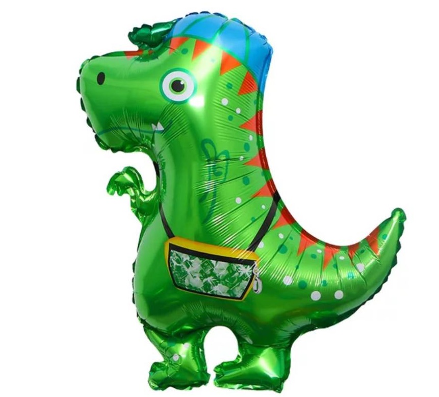 ฟอยล์ไดโนเสาร์เขียว Dinosour Foil Balloon