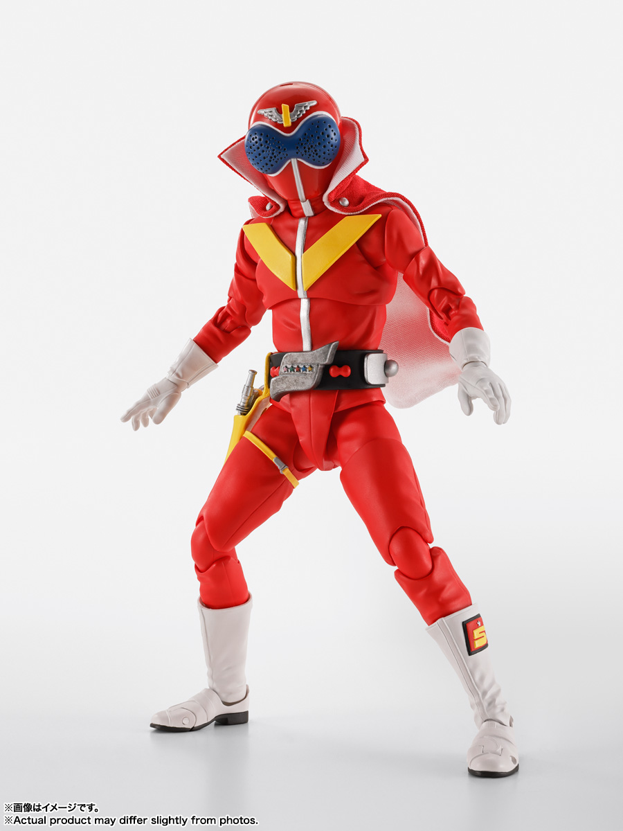 S.H.Figuarts (SHINKOCCHOU SEIHOU) AKARENGER Super Sentai 50th Anniversary Ver. (First press limited pedestal included)