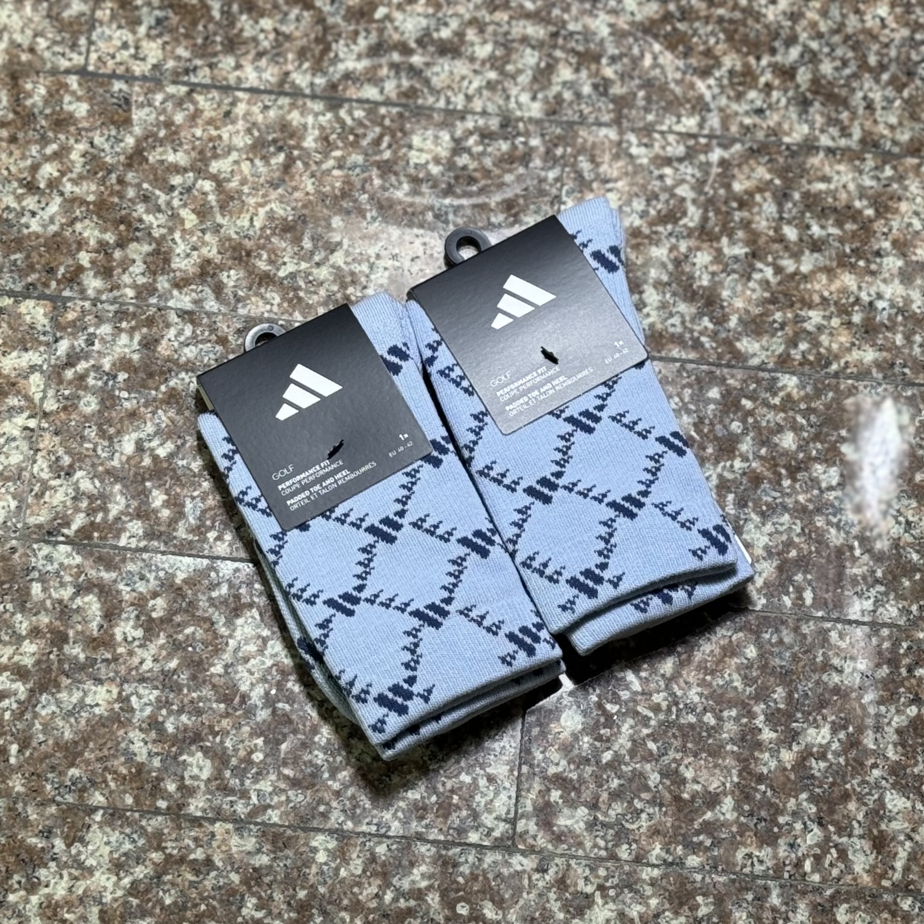 ถุงเท้า Adidas Monogram Crew Socks ‘Wonder Blue’ (M,L)