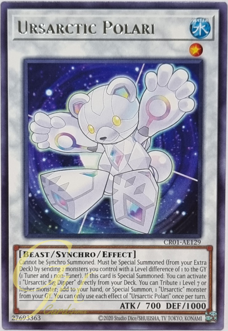Yugioh [CR01-AE129] Ursarctic Polari (Rare)