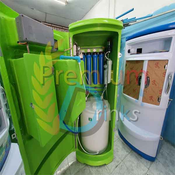 ตู้กดน้ำหยอดเหรียญ 300GPD(กำลังผลิต1200ลิตรต่อวัน) พร้อมติดตั้ง