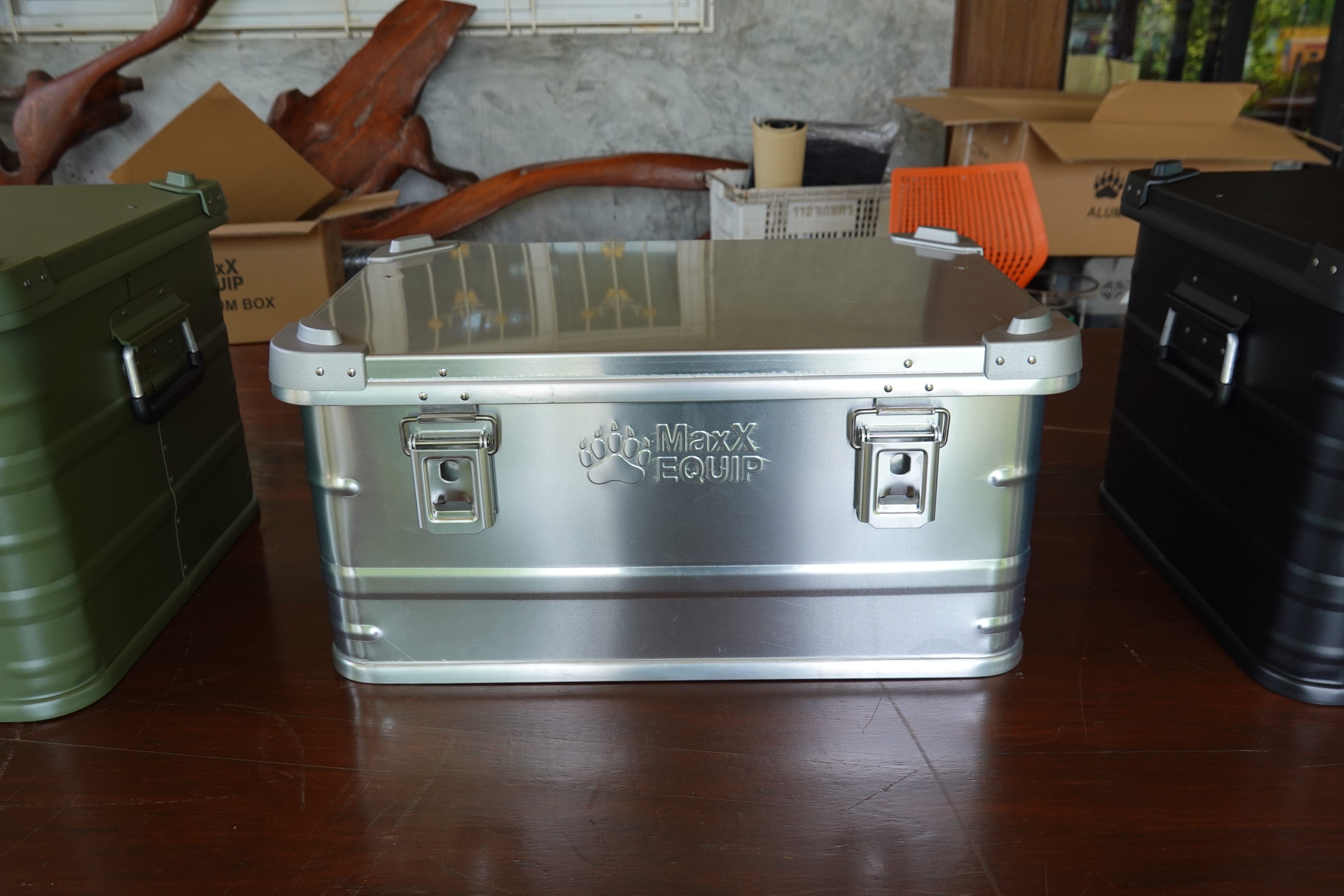 กล่อง alubox sliver Size M BY MaxX EQUIP