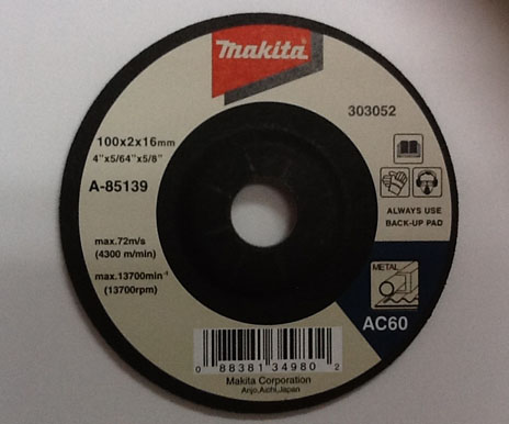 ใบเจียร์บาง 4" MAKITA (แผ่น)