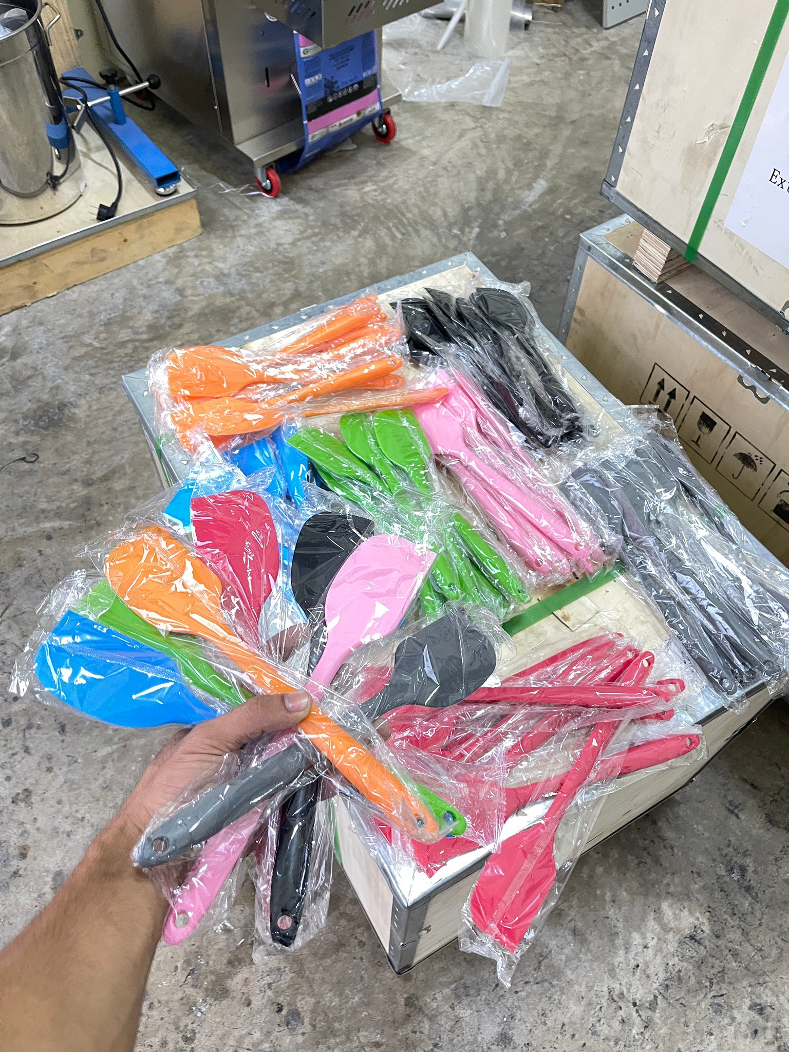 🌈ไม้พายซิลิโคนไร้รอยต่อ ชนิดทึบ ชุดไม้พายซิลิโคน พายยางซิลิโคน พายทำขนม