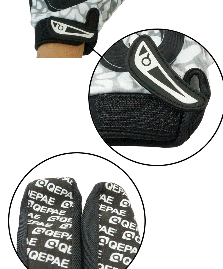 ถุงมือจักรยานเต็มนิ้ว รุ่น QEPAE
