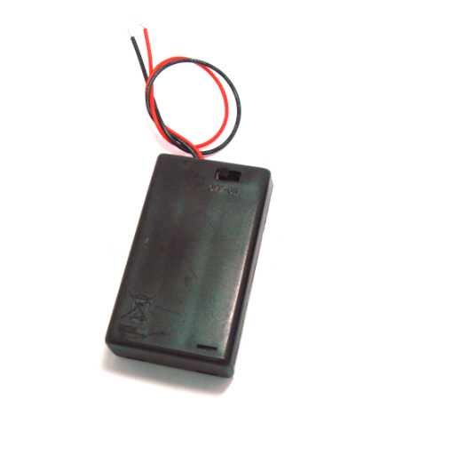รางถ่าน (Battery Holder) ขนาด AAA 3 ก้อน 4.5V. แบบมีฝาและสวิตช์เปิดปิด