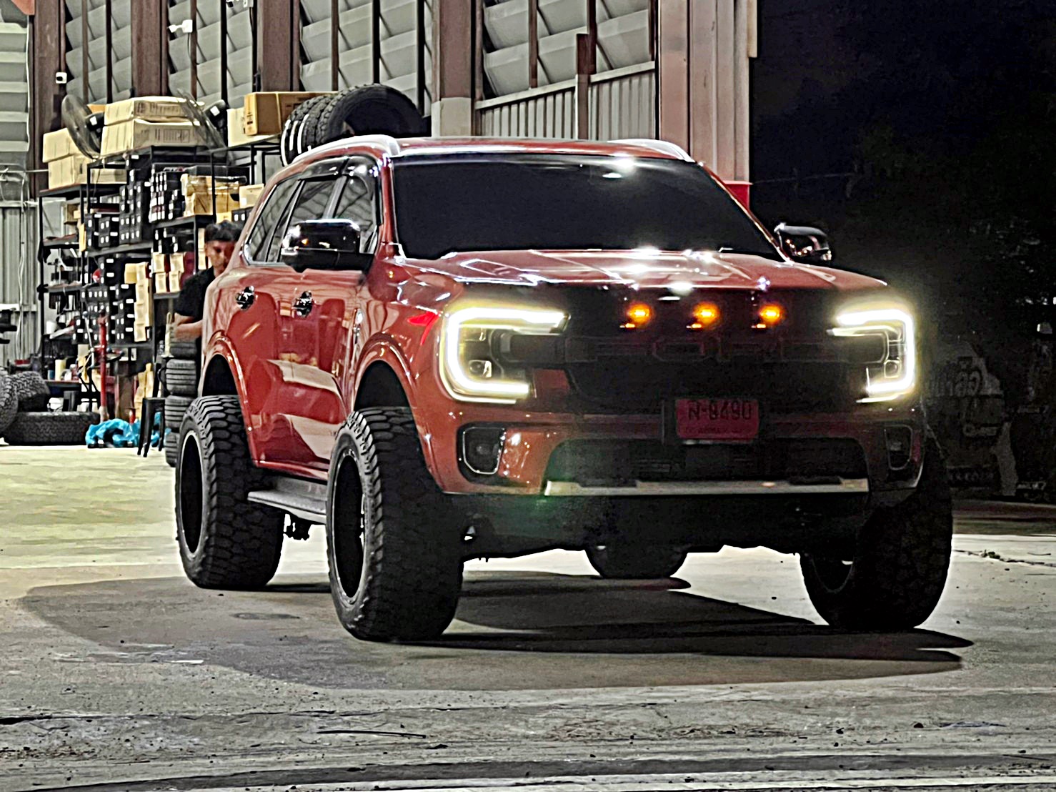 #FORD-EVEREST_NEXTGEN จองคิวมาจากสระแก้ว ทำทรงเมกาที่ STEP9