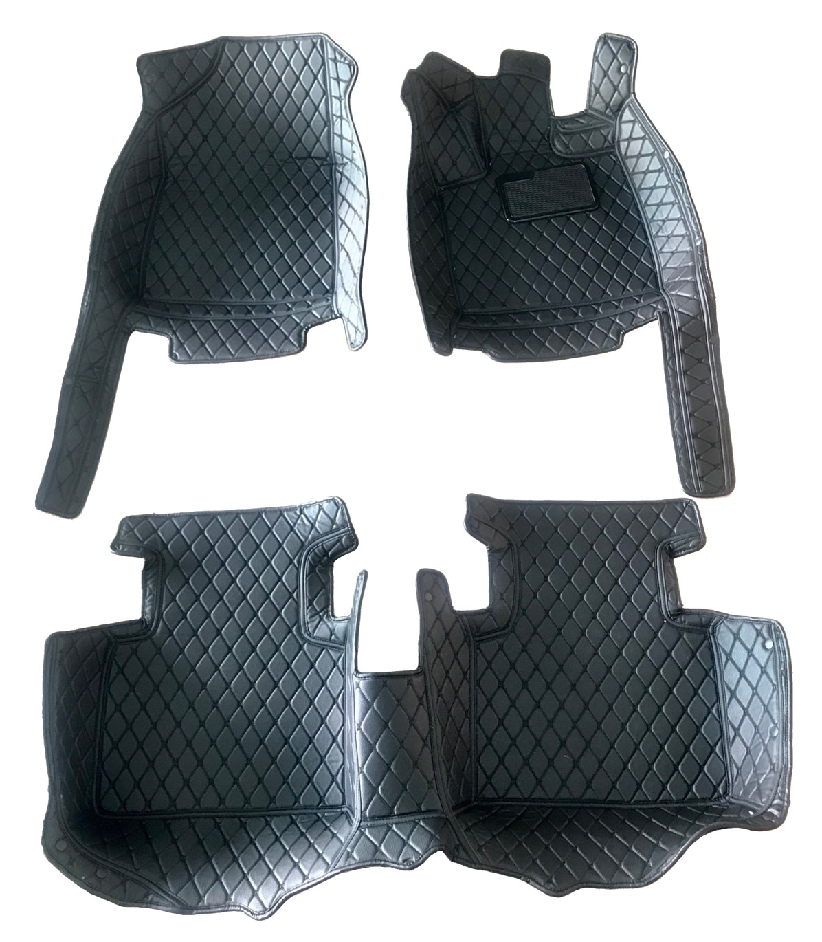 พรมปูพื้นรถยนต์6D HONDA ACCORD G10 2019-23 สีดำด้ายดำ (3ชิ้น) st