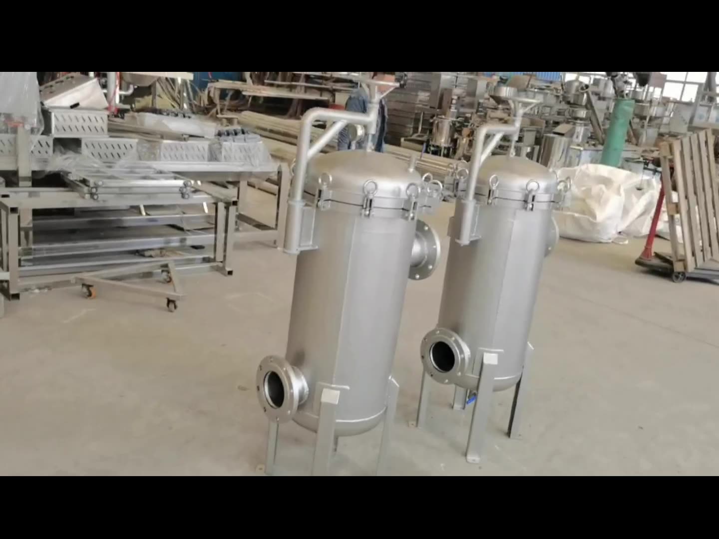 เครื่องกรองถุงสแตนเลส LL-GD-