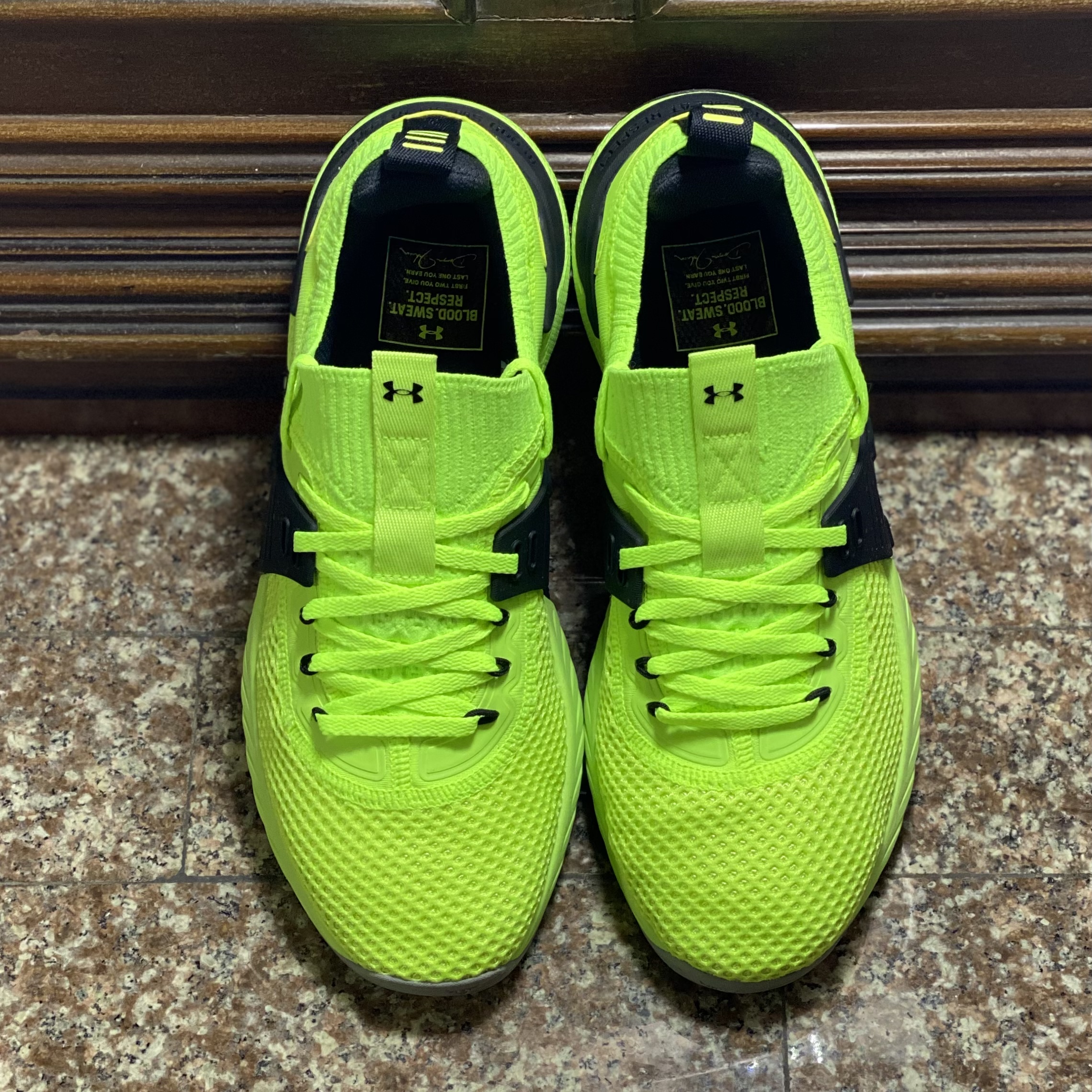 รองเท้าเทรนนิ่ง Under Armour Project Rock 4 ‘GREEN’ (M8US)