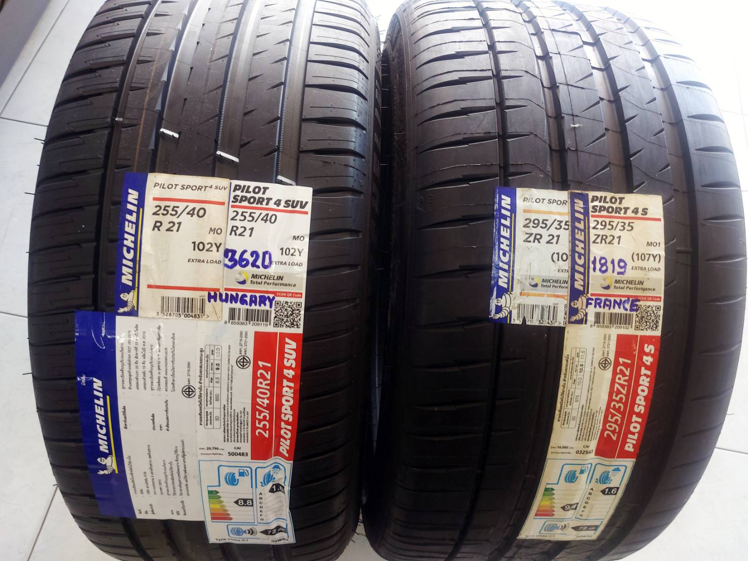 MICHELIN PILOTSPORT4S 255/40-21 ถูกสุดที่ STEP9