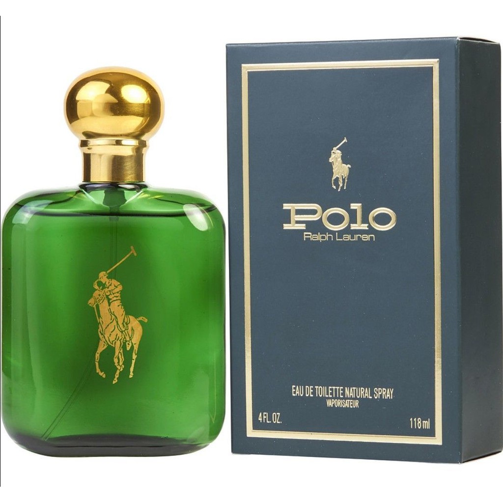 น้ำหอมแท้ RALPH LAUREN POLO GREEN FOR MEN EAU DE TOILETTE SPRAY 118 ML ของใหม่ กล่องซีล เหมือนกับห้าง