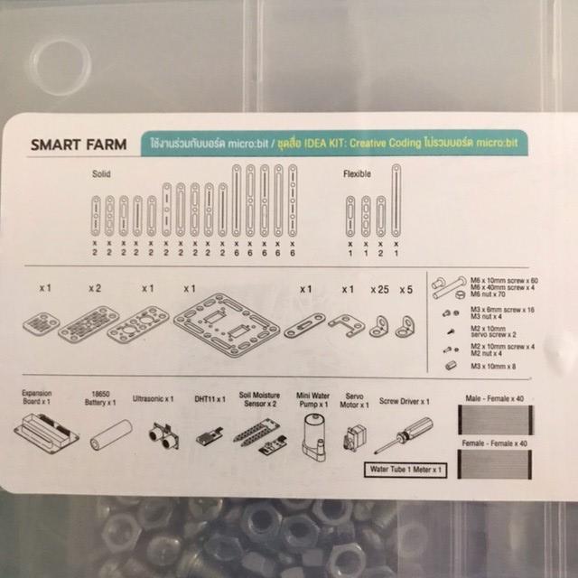 ชุดกิจกรรม IDEAKIT: Creative Coding ชุด Smart farm (ใช้ร่วมกับแผง micro:bit) จาก อักษร เนกซ์