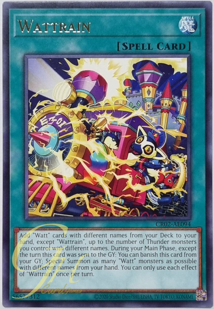 Yugioh [CR02-AE094] Wattrain (Rare)