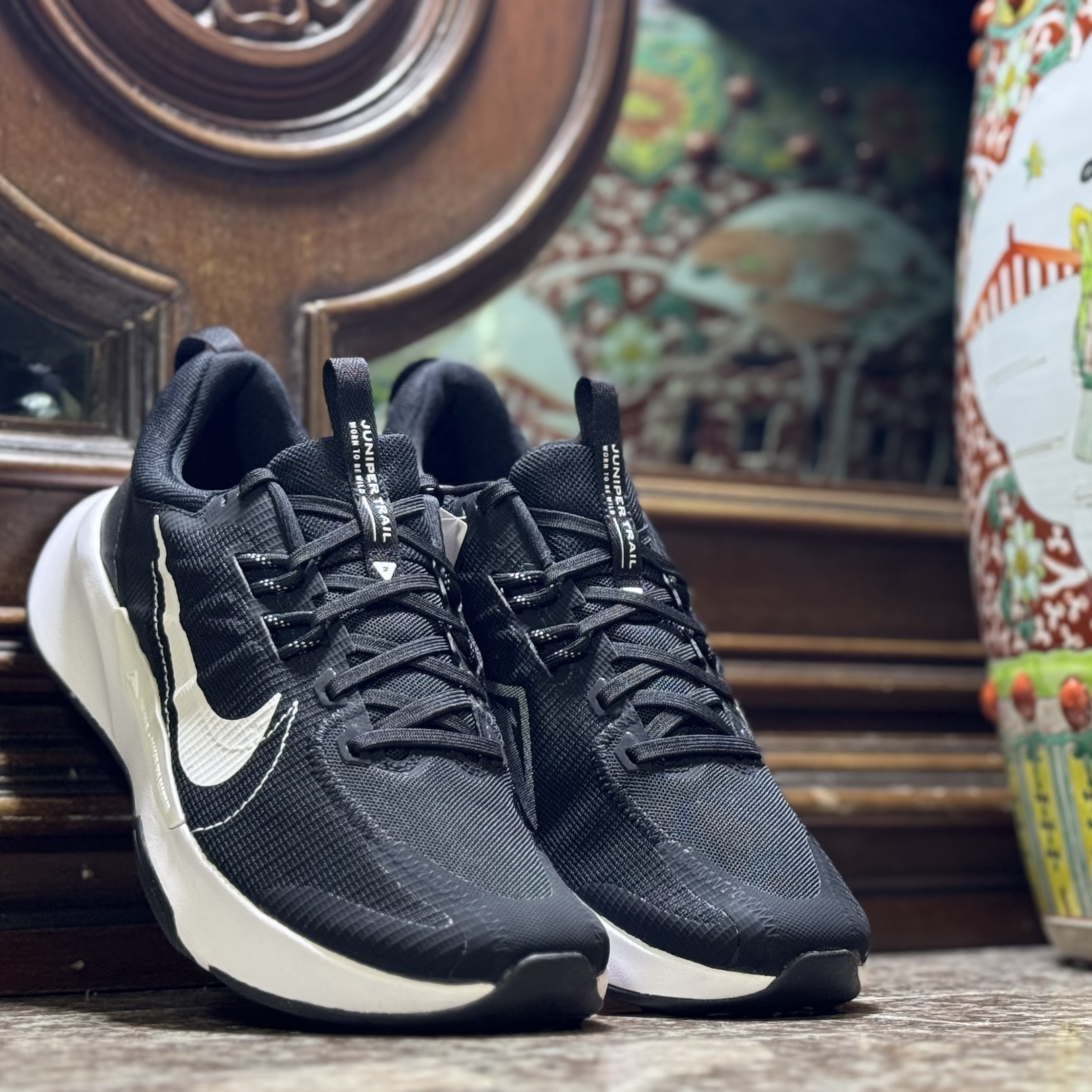 รองเท้าวิ่งเทรล Nike Juniper Trail 2 ‘BLACK’ (M9/10US)