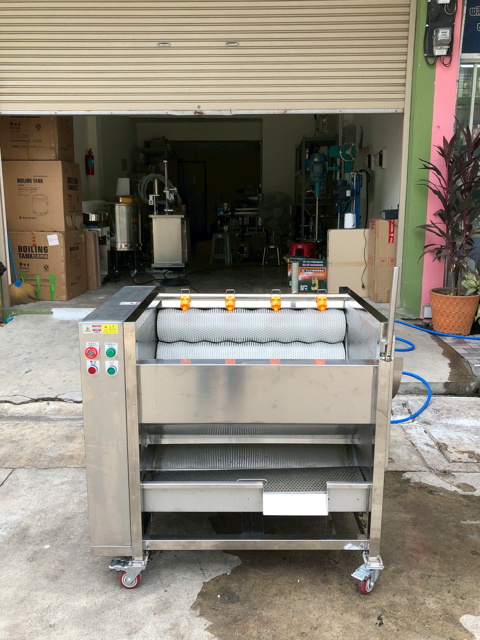 เครื่องล้างผักและผลไม้ระบบแปรง CX Serie