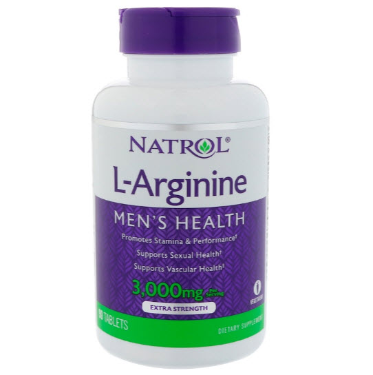 Natrol, L-Arginine, 3000 mg, 90 Tablets