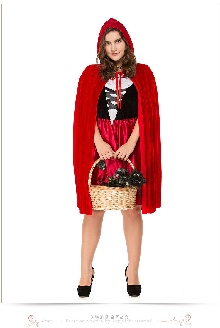 ชุดแฟนซีหญิง ไซส์ใหญ่ หนูน้อยหมวกแดง