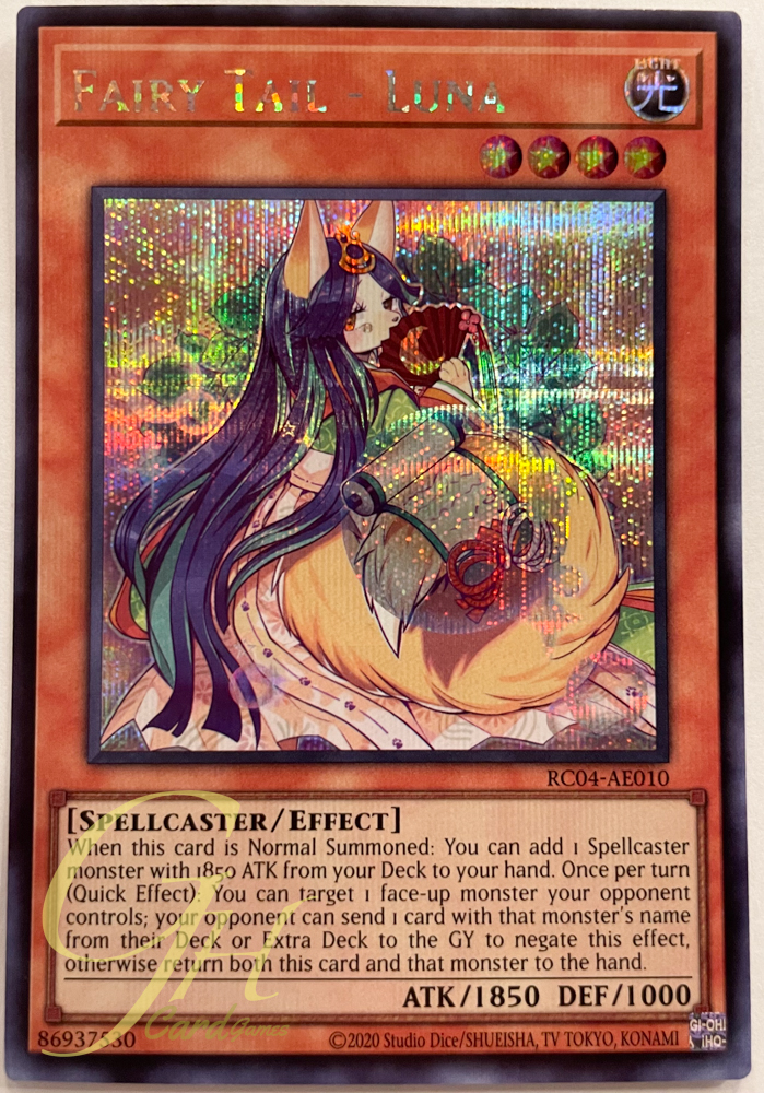 Yugioh [RC04-AE010] Fairy Tail - Luna (Secret Rare)