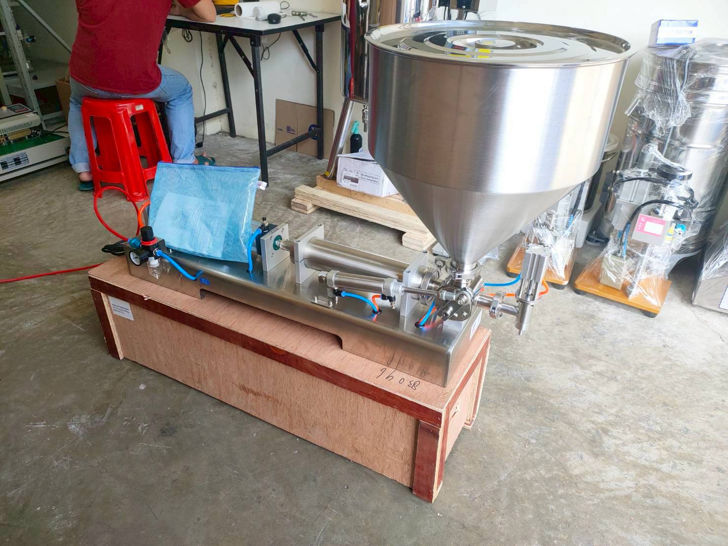 เครื่องบรรจุของเหลวแบบแนวนอน ครีม ซอสอาหาร ซอสมะเขือ G1WTD