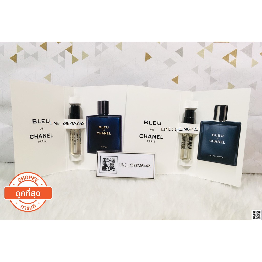 น้ำหอมแท้ แบ่งขาย กดจากขวดใหญ่ หรือ Vial ทดลอง CHANEL - BLEU DE CHANEL BLEU EDP EAU DE PARFUM SPRAY 2ML 5ML 10ML 100 ML