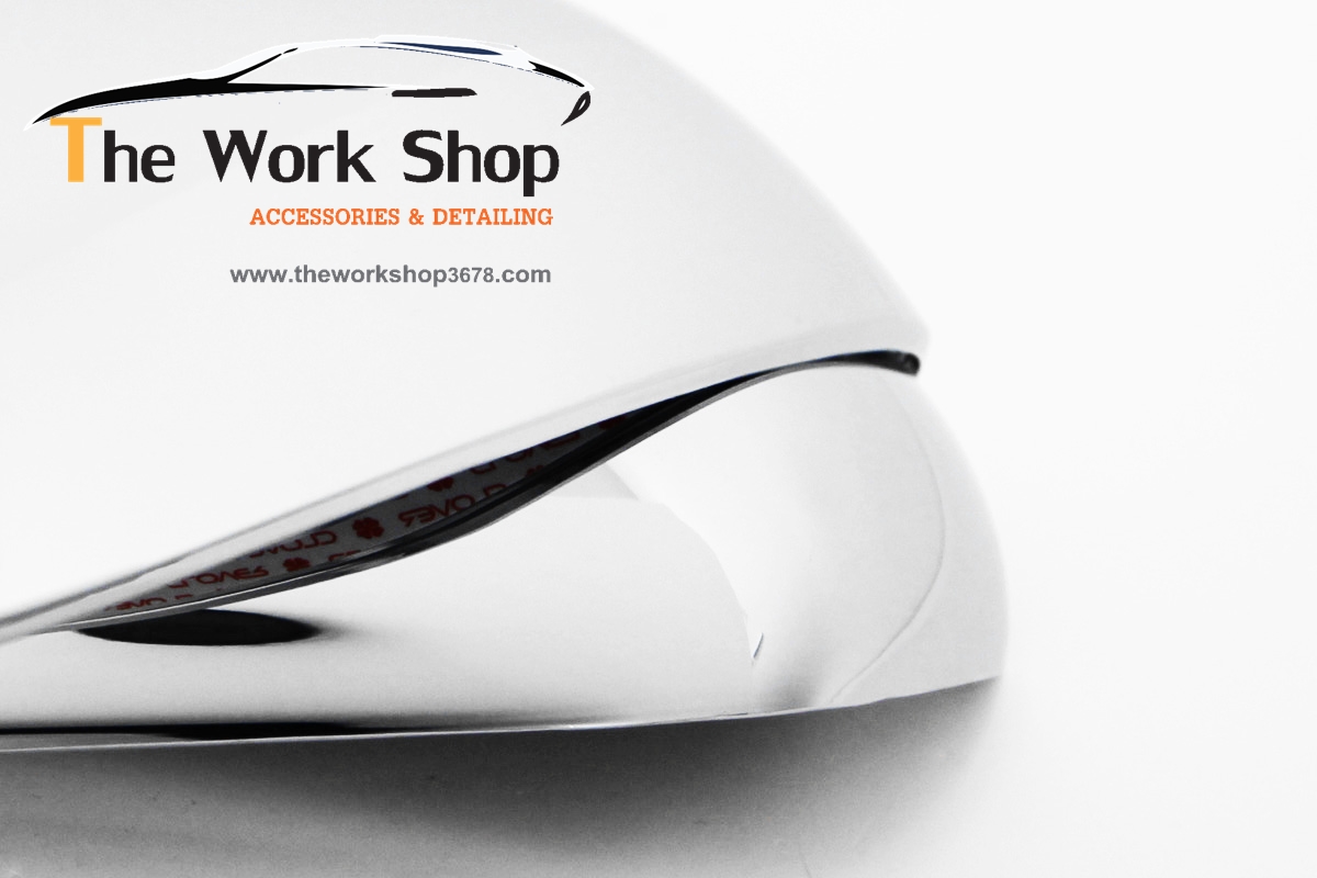 Side Mirror Cover for Picanto Type A : W/O LED ( โครเมี่ยมครอบกระจกมองข้างแบบ A ที่ไม่มีไฟ LED)