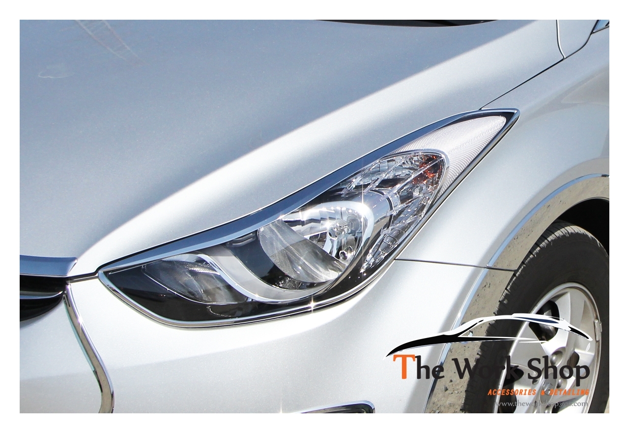 Chrome Head Lamp Cover for MD2014 - โครเมี่ยมครอบไฟหน้า