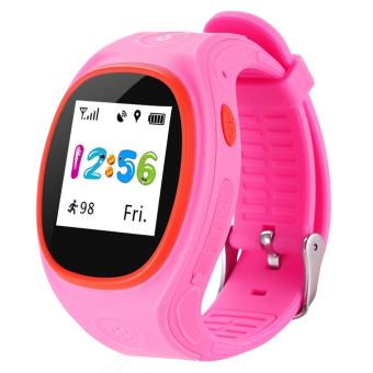 ZGPAX X113 เครื่องติดตาม GPS สำหรับเด็ก - สีชมพู - INTL