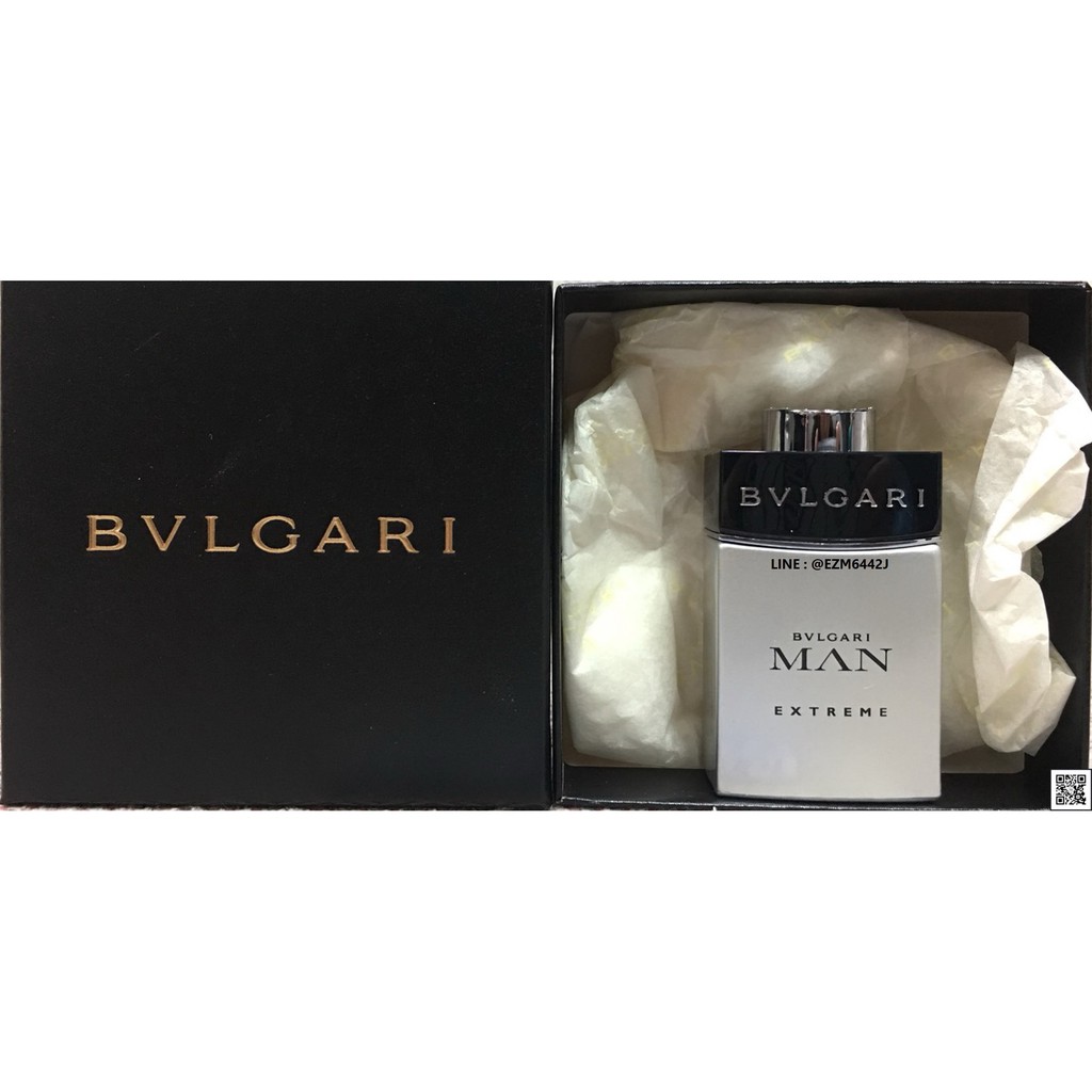 น้ำหอมแท้ BVLGARI MAN EXTREME EAU DE TOILETTE 15 ML ของใหม่ กล่องสวยงาม เหมือนกับห้าง